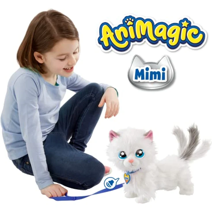 Goliath. Animagic. Mimi Die Katze. Kuscheltier Katze Spielzeug Kinder. Toys. Plüschtier Katze. Stofftier. Katze Kuscheltier – Bild 4