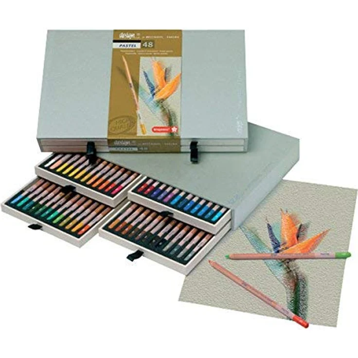 Bruynzeel - 48 Pastellbuntstifte in luxuriösem Etui – Bild 4