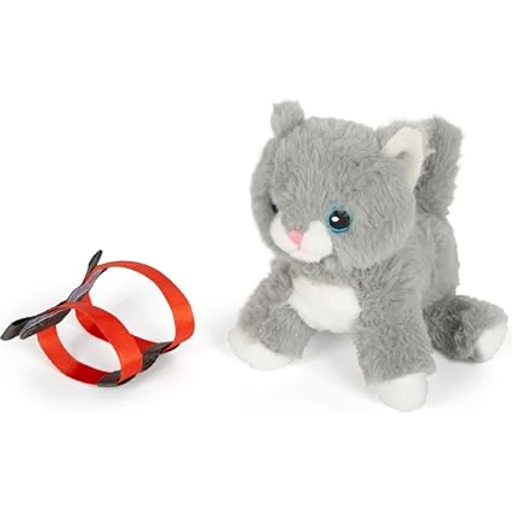Small Foot Plüschfigur Katze mit Tasche (Set, 15-St), mit Pflege- und Tierarzt-Zubehör, Kinderzimmer Haustier-Set, realitätsnahe Tierarzt-Situationen, Katzenkissen, wiederverschließbare Leckerlies, Katzengeschirr, Transporttasche, umfangreiches Zubehör, fantasievolles Rollenspiel – Bild 6