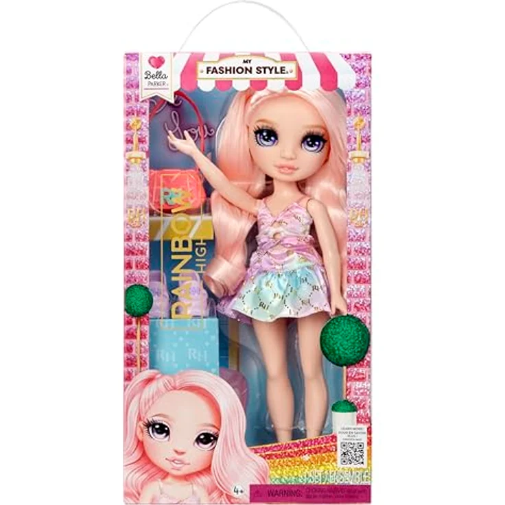 Rainbow High Anziehpuppe My Fashion Style Fashion Dolls - Bella, Street Look mit modernem Outfit und Handtasche – Bild 9
