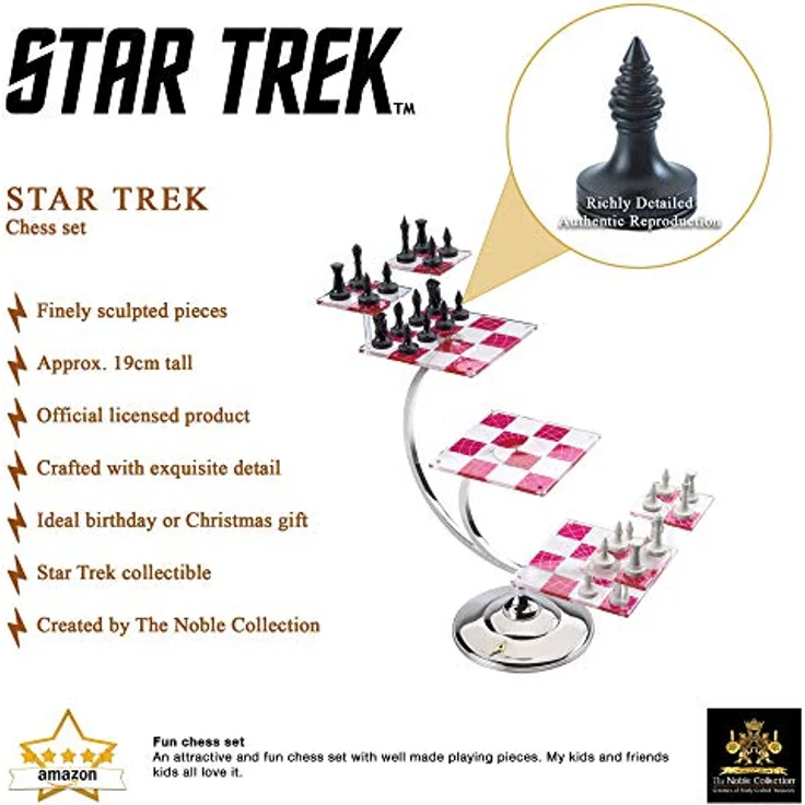 The Noble Collection Star Trek Tri Dimensional Chess Set – Bild 4