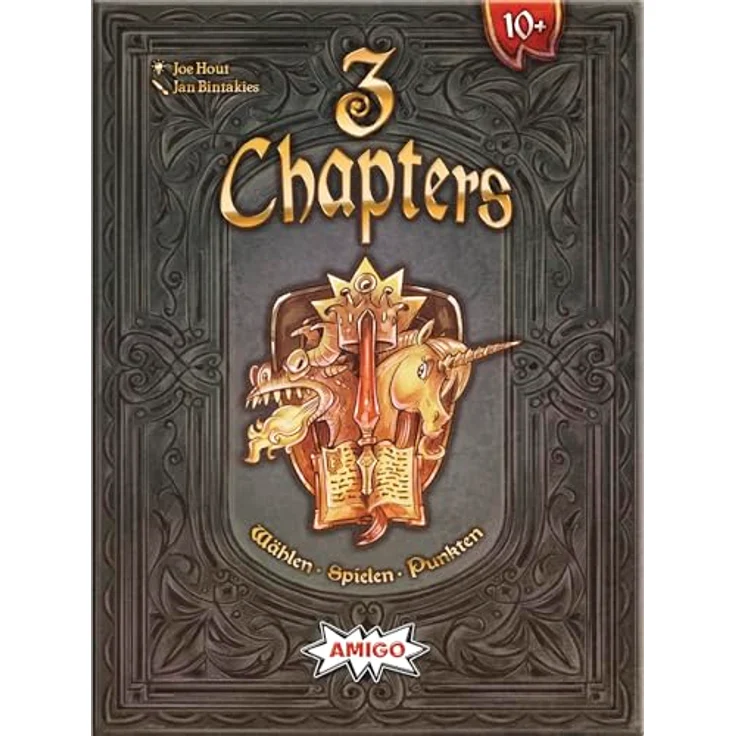 AMIGO 02451 3 Chapters, Stichspiel mit Draft-Mechanismus, märchenhafte Illustrationen, ab 10 Jahre – Bild 2