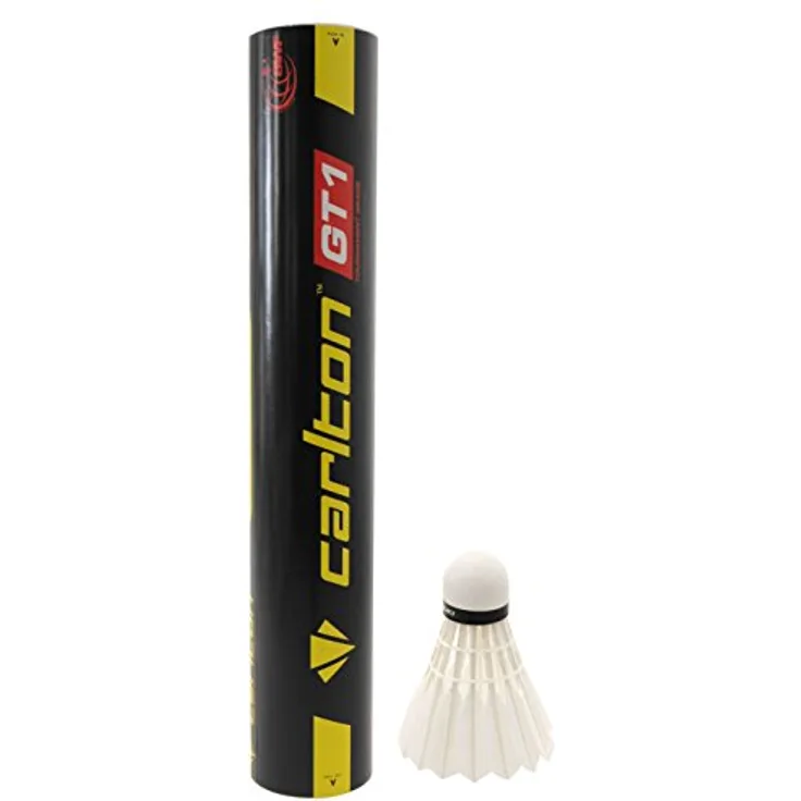 Dunlop Naturfederball Carlton GT1 78er, Weiß, One Size