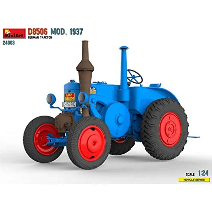 Mini art D8506 Ackerschlepper Modell 1937, Standmodell im Maßstab 1:24 mit detailreichen Gravierungen und Photoätzteilen – Bild 3