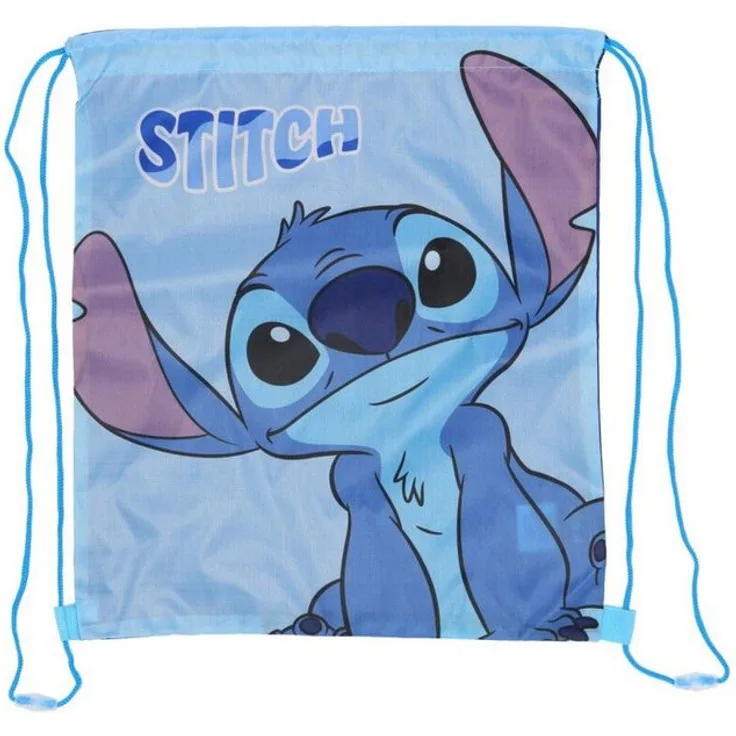 Lilo & Stitch Turnbeutel Lilo & Stitch Modell LIL36-0783, leicht & stylisch mit farbenfrohem Stitch-Design, 41 x 33 cm