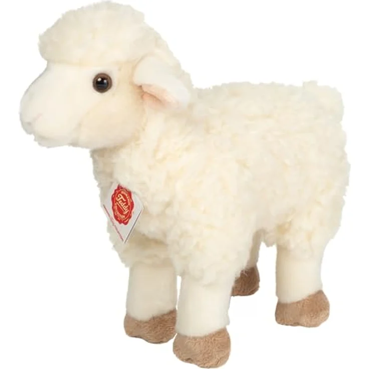 Hermann Teddy Teddy Hermann 93440 Lamm stehend 25 cm, Plüschtier aus recyceltem Material, Kuscheltier – Bild 1
