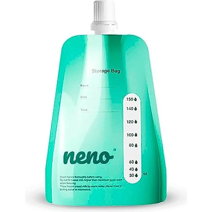 Neno NEN-BAB-BT004 Muttermilch-Aufbewahrungstaschen, 20 Stück à 150 ml, BPA-frei, hygienisches Design – Bild 2