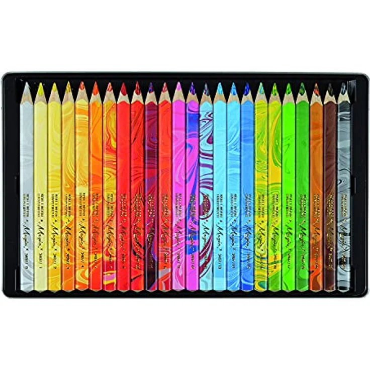 Koh-I-Noor Magic Jumbo Buntstifte, dreieckig, mehrfarbig, 24 Stück – Bild 2