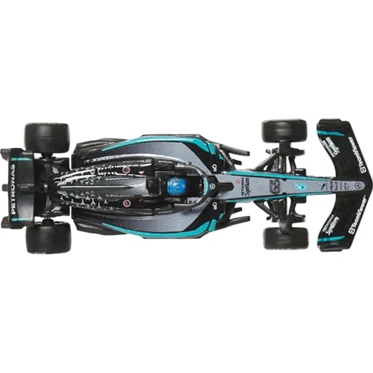 Hot Wheels F1 Racing Premium 2-Pack 1:64, Mercedes-AMG PETRONAS F1-Team, Die-Cast Rennwagen mit authentischen Lackierungen – Bild 3