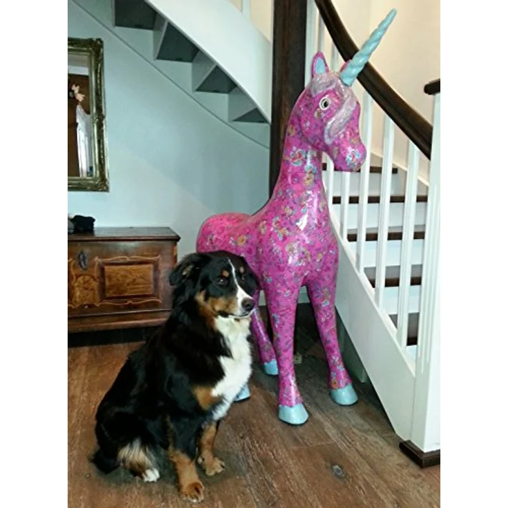Clairefontaine Einhorn XL, Décopatch Figur aus Pappmaché zum Bekleben, 160 cm – Bild 5