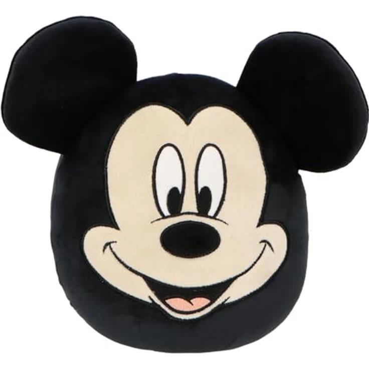 Disney Mickey Mouse Plüschtier, Schwarz, 32 cm, weich und leicht mit gestickten Details – Bild 1