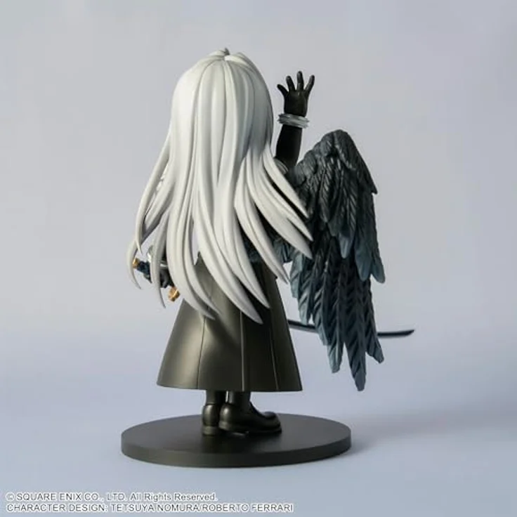 Square-Enix Final Fantasy VII Remake Adorable Arts Statue Sephiroth, 13 cm, detailreiche Sammelfigur in Fensterbox – Bild 3