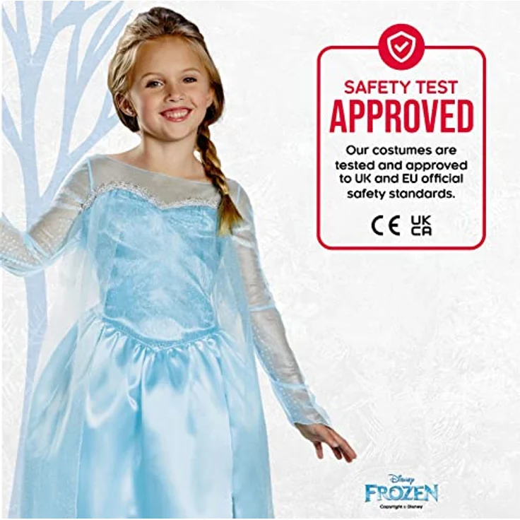 Disney Frozen DISK129879 Frozen ELSA Nicht zutreffend, Blau, XS – Bild 5