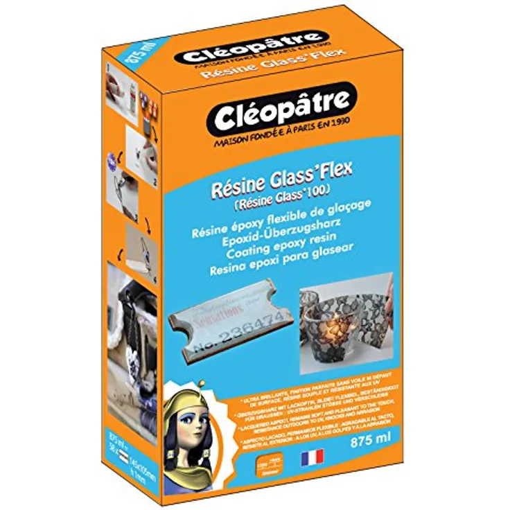 Cléopâtre - LCC20-1000 – Epoxid-Überzugs-Harz Glass'Flex, 875 ml