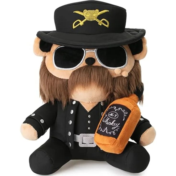 corimori Kuscheltier 25cm, Motörhead Lemmy Kilmister | Plüschtier, Merchandise, Fanrtikel, ca. 25cm groß