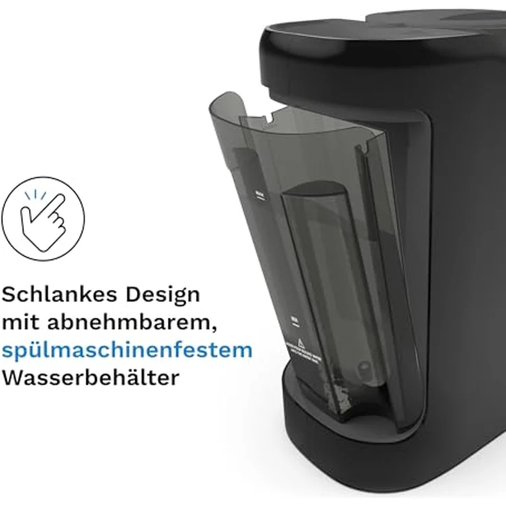 Baby Brezza Flaschenwärmer, Automatischer Flaschenzubereiter mit 2 Milchpulvertrichtern, klumpenfreies Mischsystem für 60-300 ml, BPA-frei, individuell einstellbare Temperatur – Bild 5