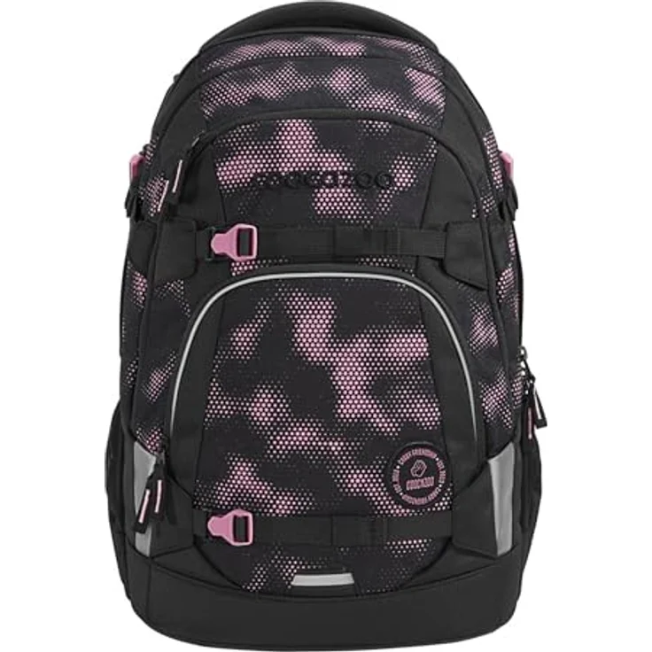 coocazoo Schulrucksack Mate, 100% PFC-frei und bluesign-zertifiziert, in Schwarz – Bild 2