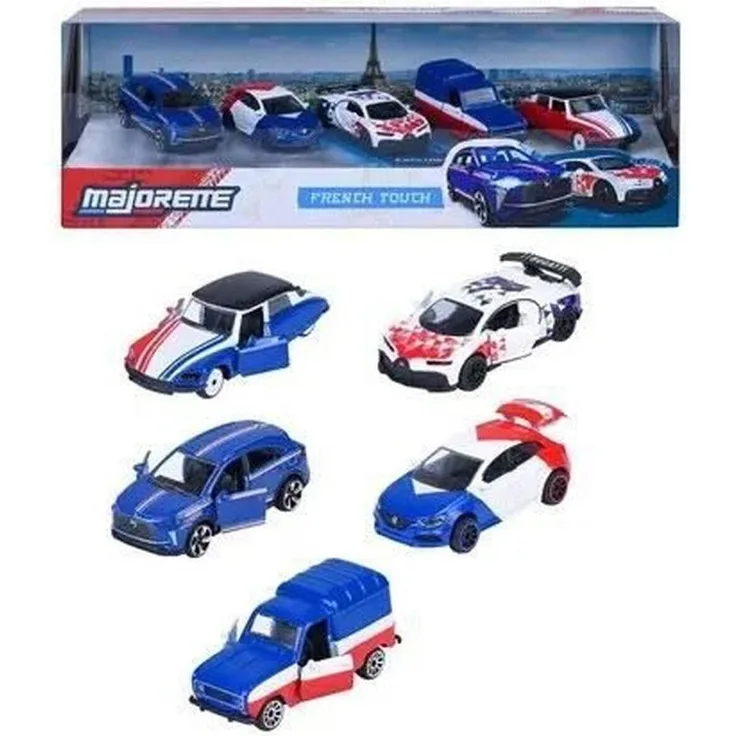Smoby Auto Blau, Spielzeugauto aus Metall und Kunststoff, CE-zertifiziert für Kinder ab 3 Jahren