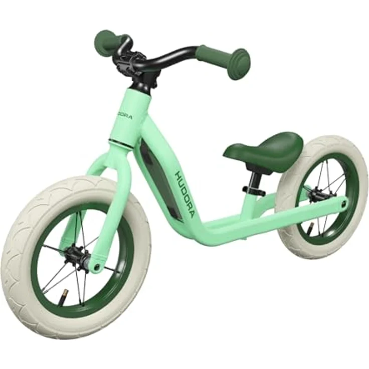 HUDORA Laufrad Explory - Hochwertiges Kinder Laufrad für Jungen & Mädchen von 90-110 cm - Balance Bike mit Verstellbarer Sattelhöhe & Luftreifen, in Blau – Bild 1