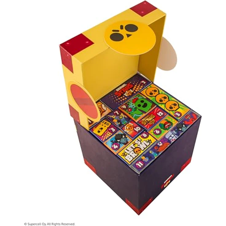 Cinereplicas Brawl Stars Adventskalender 2025, Offiziell lizenziert mit 24 exklusiven Überraschungen und buntem Design – Bild 3