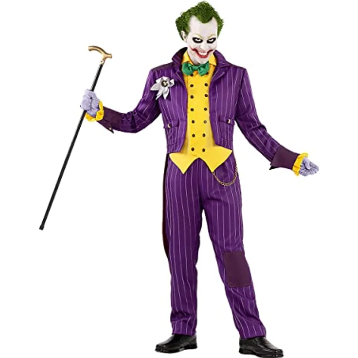 Funidelia Joker Kostüm - Arkham City für Herren, Größe L, lila - Superhelden, DC Comics, Bösewicht - Kostüm für Erwachsene & Verkleidung für Partys, Karneval & Halloween – Bild 5