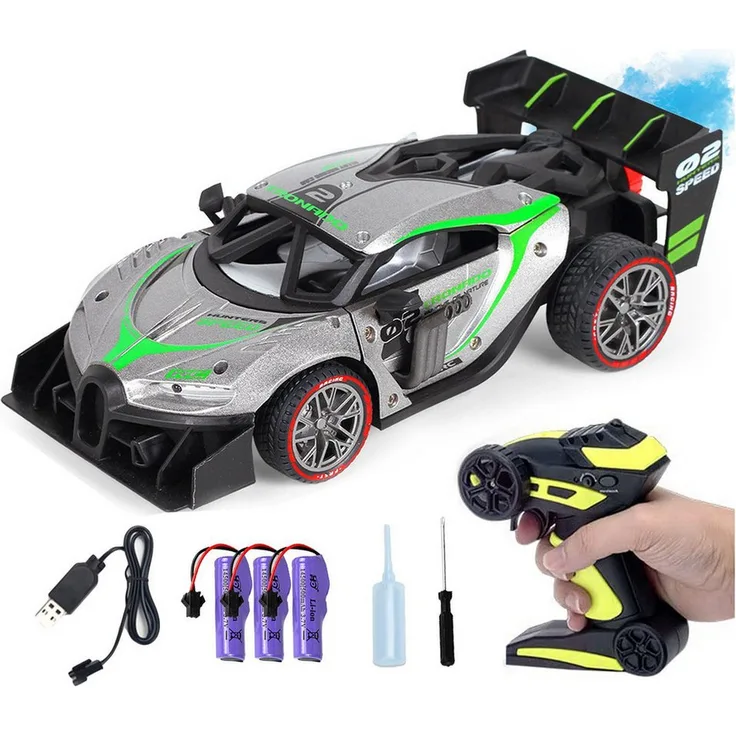 Esun RC-Auto RC Ferngesteuertes Auto ab 3 4 5 6 8 Jahre, RC Drift Car 1:16, Geschenk Junge Mädchen 3 4 5 6 7 8 Jahre, mit coolem Sprühsystem und LED-Scheinwerfern - Preisvergleich