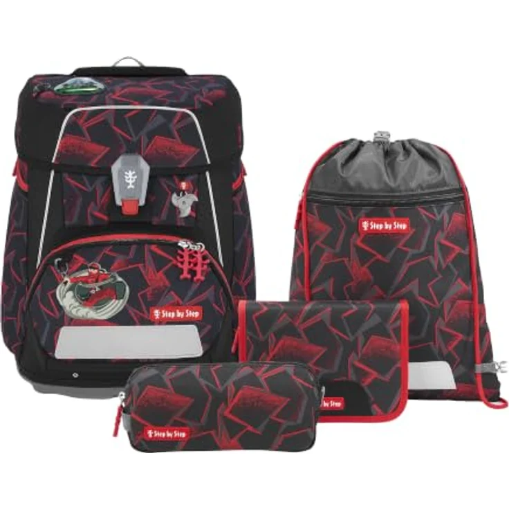 Step by Step Schulranzen-Set SPACE Ninja Yuma, 5-teilig, Polyester, 2050 g, für Erstklässler – Bild 1