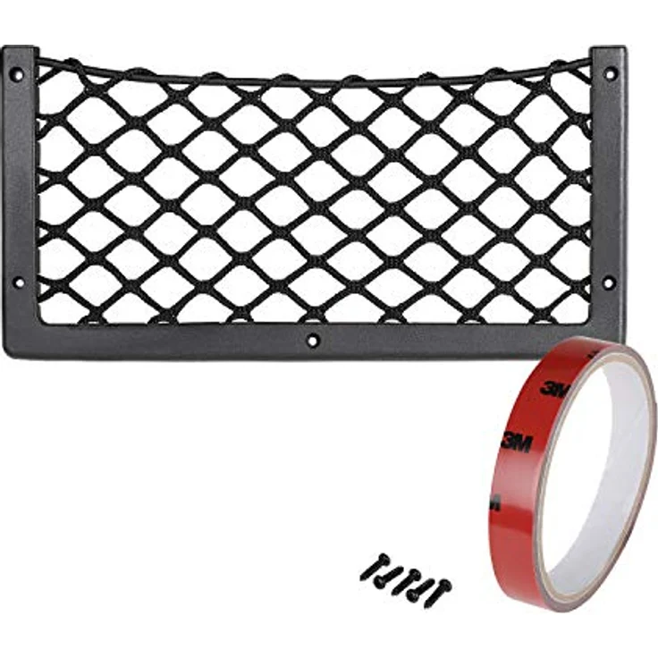 alca Rücksitzorganizer 36,6 x 18 cm, schraubbar & klebbar, stabiler Kunststoffrahmen, für Auto, Wohnwagen und Wohnmobil – Bild 5