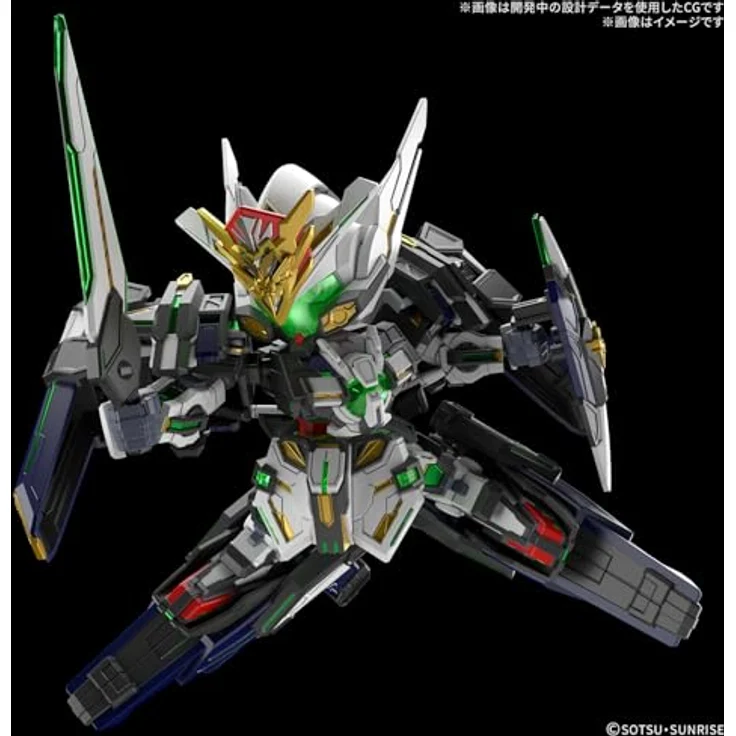 Bandai SDW Heroes: GF Gundam Astraea Type-F, Spritzguss-Kunststoff-Figurenbausatz mit Strahlenschwert und Schild – Bild 5