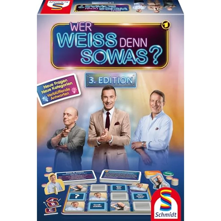 Schmidt Spiele Wer weiss denn sowas? 3. Edition, Brettspiel mit 400 brandneuen Fragen und Antworten – Bild 1