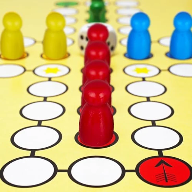 Relaxdays Spielfiguren für Brettspiele, 160er Set, 8 Farben, Holz, inklusive Beutel für Halma und Ludo, bunt – Bild 5