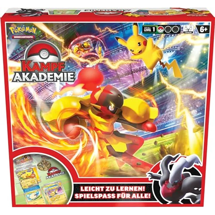 Pokémon Pokémon-Sammelkartenspiel: Kampfakademie (Pikachu-ex, Crimanzo-ex & Darkrai-ex), inkl. 3 vollständige Decks und brandneue Promokarten – Bild 1