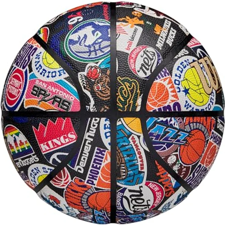 Wilson NBA All Team Retro BSKT, Basketball für verschiedene Sportarten, wetterbeständig – Bild 4