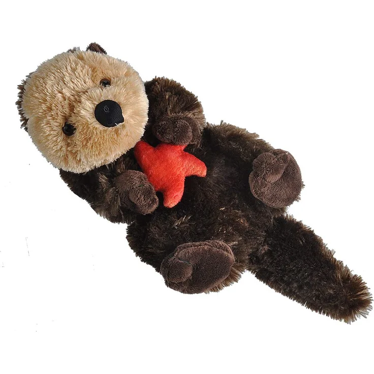 Wild Republic Seeotter Kuscheltier, 30 cm, extrem weich