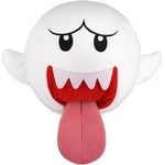 San-Ei Nintendo Boo groß, Plüsch, 47 cm, Original Nintendo Lizenzartikel