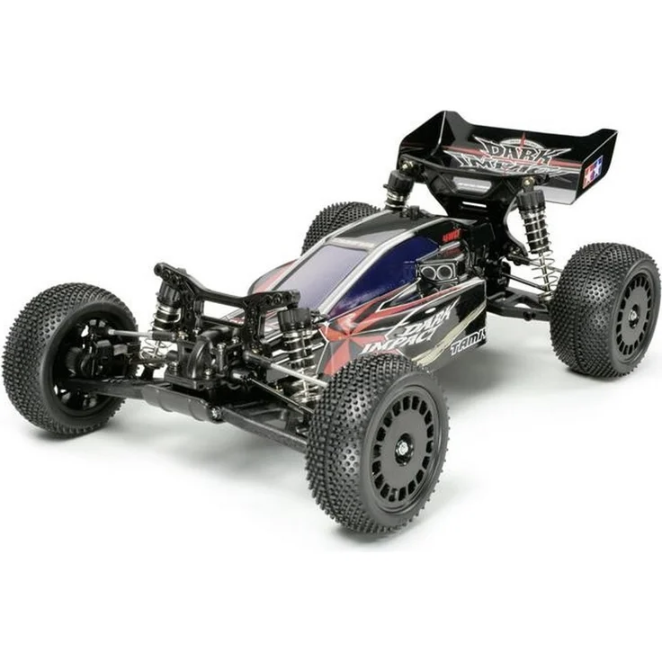 TAMIYA 300058370 1:10 RC Dark Impact 4WD Buggy DF-03, kugelgelagert mit Öldruckstossdämpfern, für On- und Off-Road-Action geeignet