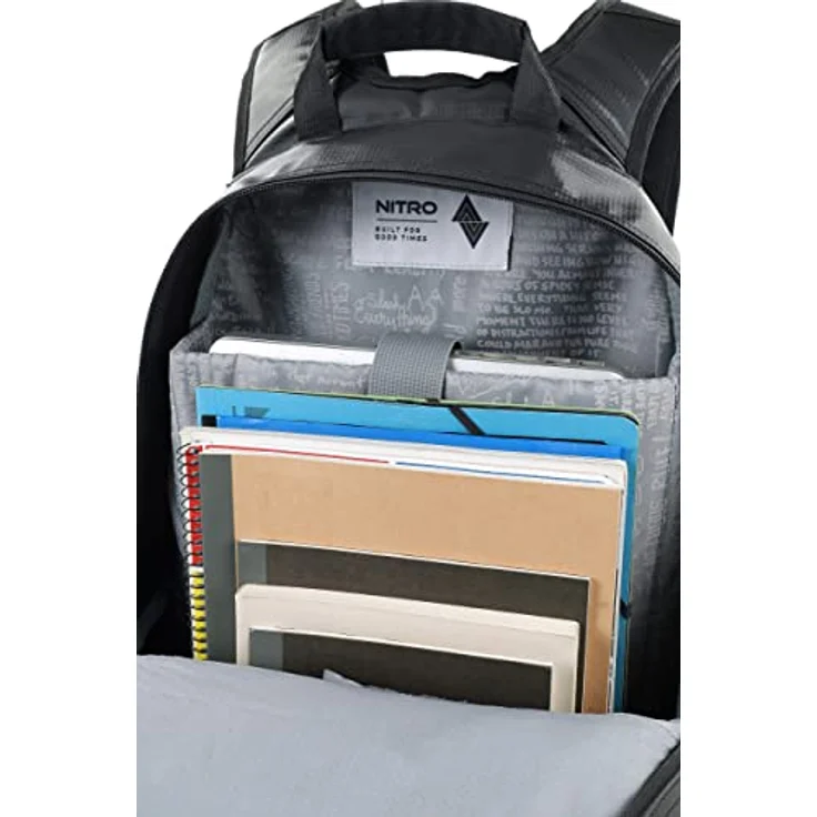 Nitro Rucksack STASH 29 tough black – Bild 5