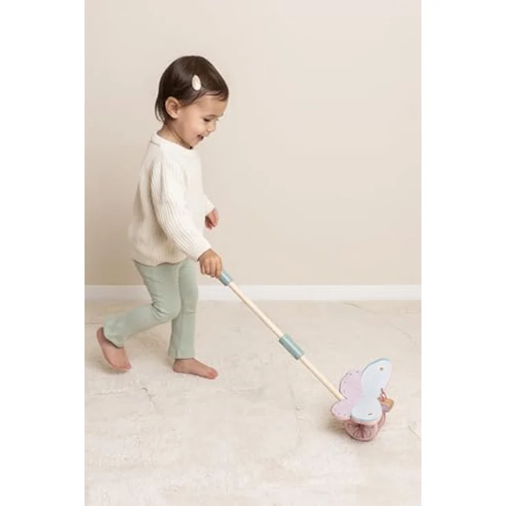 Little Dutch 7343 FSC Holz Schiebetier Schmetterling - Fairy Garden rosa, Lauflernhilfe aus 100% FSC Holz, fördert motorische Fähigkeiten, 14x12,1x59,2 cm, ab 18 Monate – Bild 4