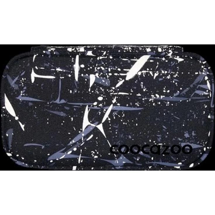 Coocazoo Schlampermäppchen Pencil Case Reflective Splash, geräumig und vielseitig, schwarz – Bild 2