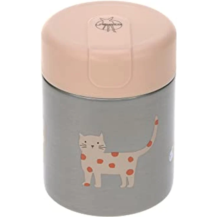 LÄSSIG Thermo Warmhaltebox Little Mateys, auslaufsicherer Edelstahl, 315 ml, spicy orange – Bild 1