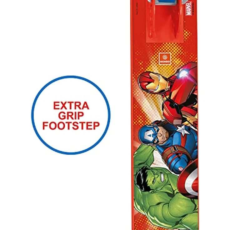 Mondo 28681 Klappbarer Roller AVENGERS 2022, Verstellbarer Lenker bis 78 cm, klappbar für einfachen Transport, für Kinder ab 5 Jahren, Tragfähigkeit 50 kg – Bild 3
