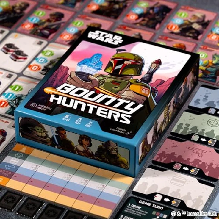Zygomatic Star Wars: Bounty Hunters Kartenspiel, 2-6 Spieler, Ab 10+ Jahren, 20 Minuten, Deutsch – Bild 3