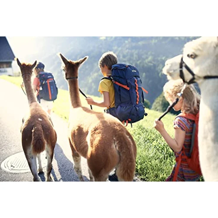 TATONKA® Yukon JR 32, Trekkingrucksack 32L mit V Comfort Vario-Tragesystem, 59 cm, navy – Bild 5