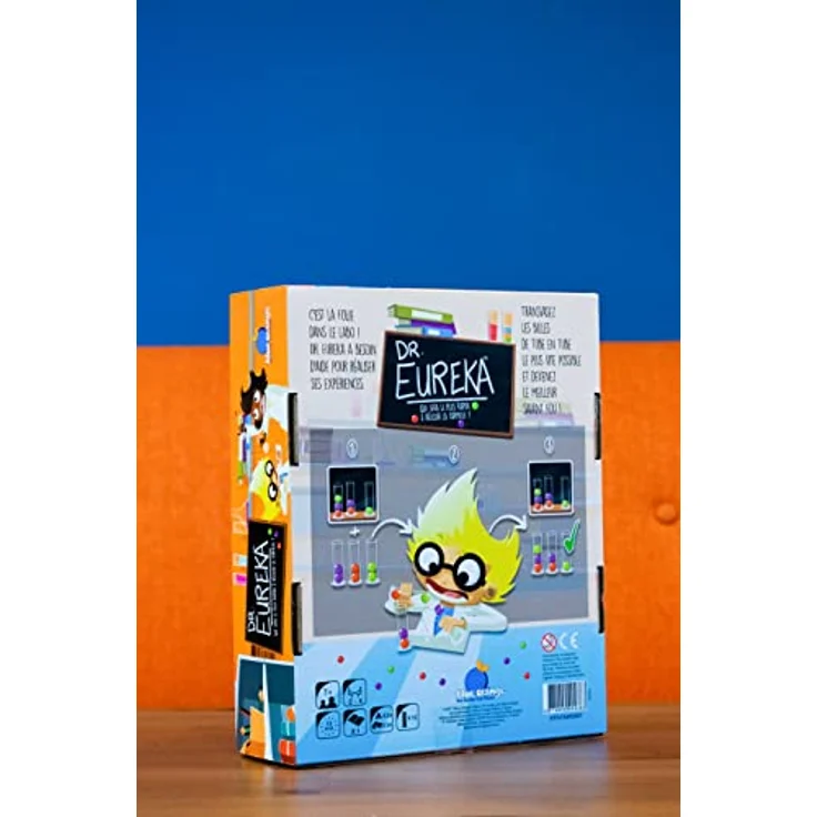 Blue Orange Games Dr. Eureka, Brettspiel für 2-4 Spieler ab 6 Jahren, Schnelligkeitsstil – Bild 2