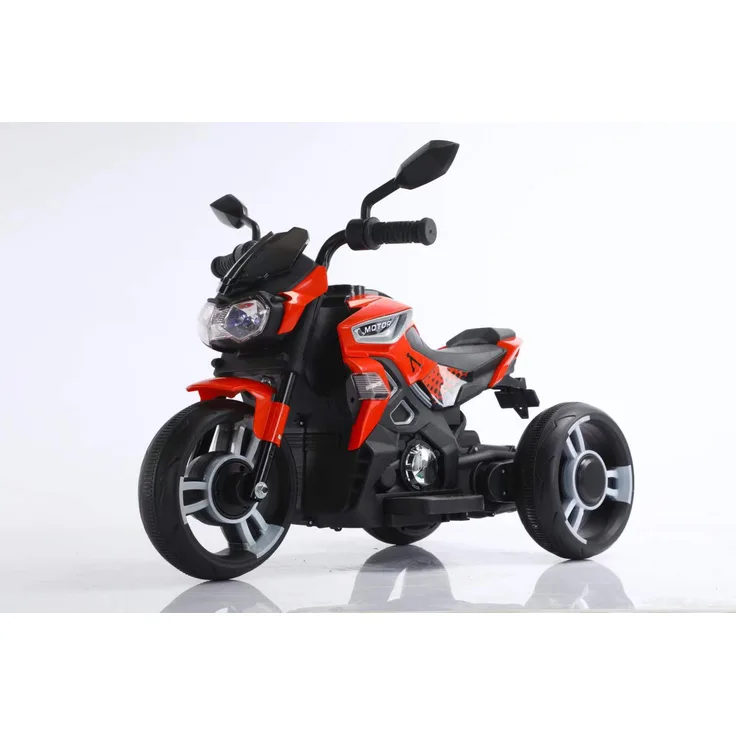 BoGi Kindermotorrad Elektro Dreirad, rot, mit Bluetooth, 1x35W Motor, für Kinder von 2-5 Jahren