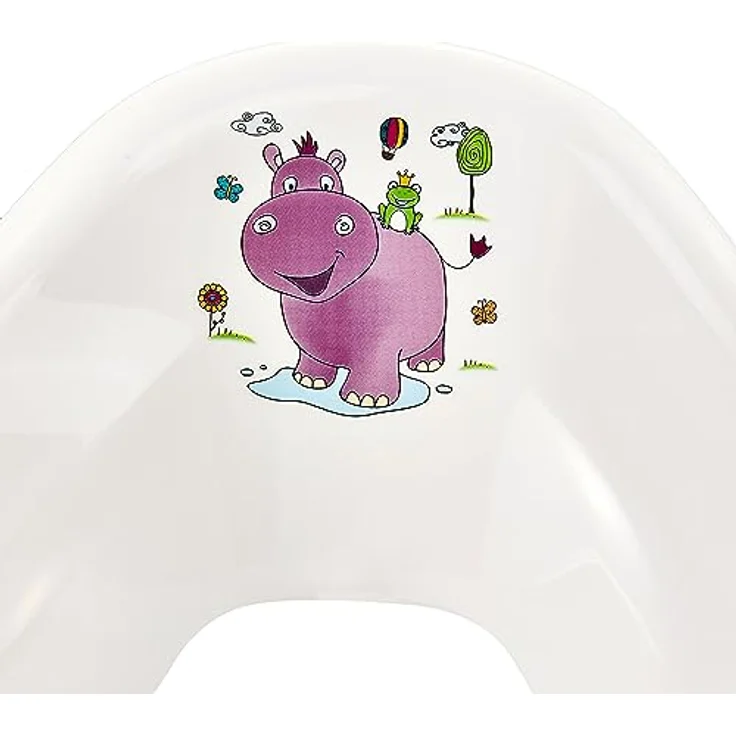keeeper Baby-Toilettensitz KEEEPER Hippo, Kunststoff mit Anti-Rutsch-Funktion und Spritzschutz, weiß (LxBxH: 40x30x15 cm) – Bild 5