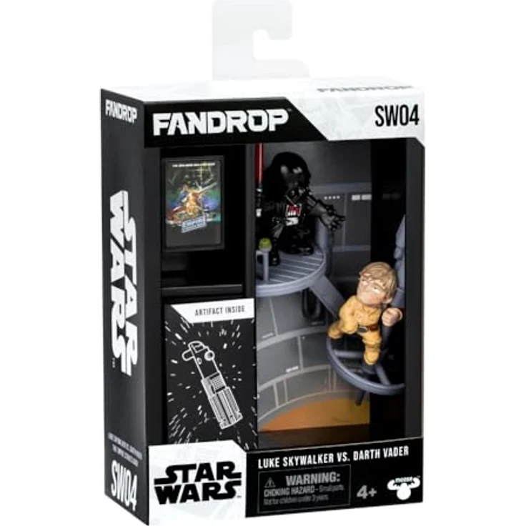 Fandrop SW04-Star Wars: Das Imperium schlägt zurück, episches Diorama mit Artefakten und Szenenmarker, 4 zum Sammeln – Bild 1