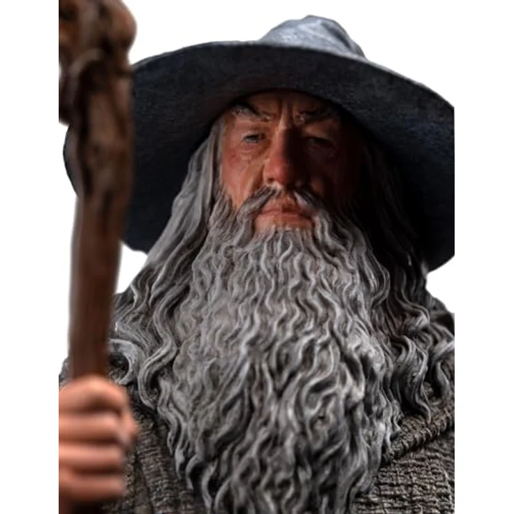 Weta Workshop Herr der Ringe Mini Statue Gandalf der Graue 19 cm, detailreiche Statue aus hochwertigem Resin – Bild 5