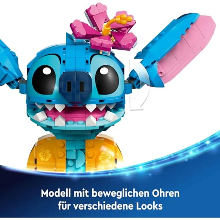 LEGO ǀ Disney Stitch, BAU- und Spielset für Kinder, Figur mit Eiswaffel, Spielzeug, kreatives Set zum Bauen, Mädchen, Jungen und alle Fans der Kinoerfolgs Lilo & Stitch 43249 – Bild 3
