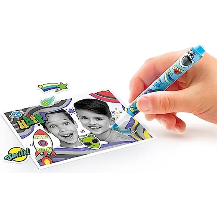 Canal Toys Appareil Photo Instantane, Kinderkamera mit 12 MP Auflösung und 1080p Videoaufnahme, blau – Bild 8